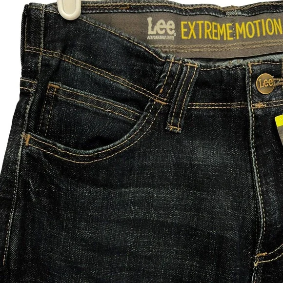 Lee Performance Series Extreme Motion MVP Boys Athletic Fit Denim Husky 12 - Picture 5 of 13